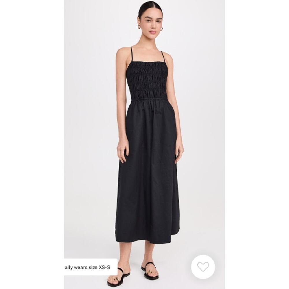 NWT Solid & Striped The Delta Dress Blackout Open Back Midi Sz XS $248 - Picture 6 of 11